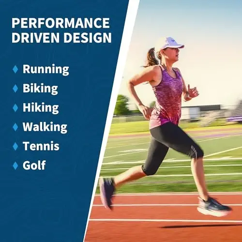 TrailHeads UV Protection Running Hats for Women, 50+ UPF - Summer Hats for Women Baseball Cap - Tennis, Golf, Gym, Workout - 5