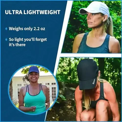 TrailHeads UV Protection Running Hats for Women, 50+ UPF - Summer Hats for Women Baseball Cap - Tennis, Golf, Gym, Workout - 5