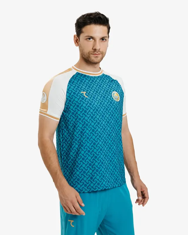 TRAINING OLYMPIC T-shirt - GREEN - 3