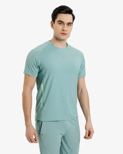 Training T-shirt - LIGHT SEA GREEN - 7SABER (1)