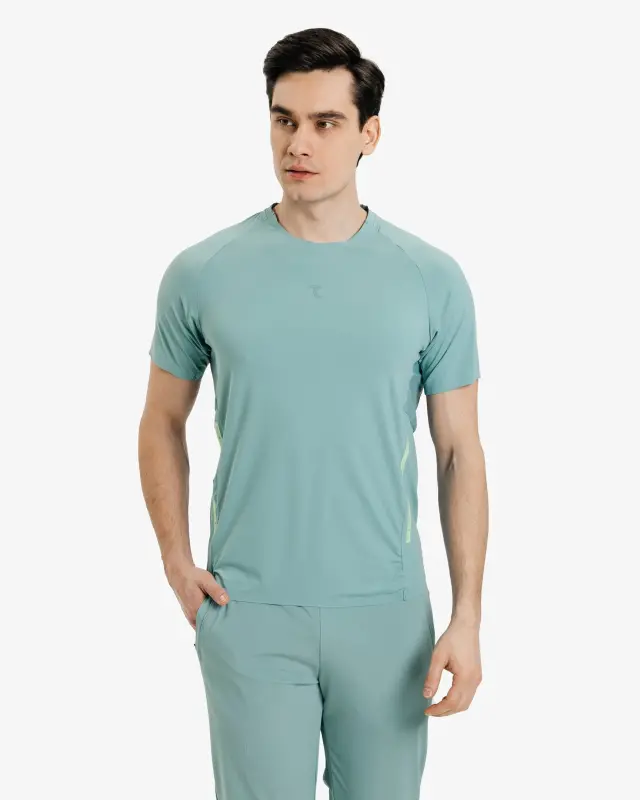 Training T-shirt - OCH DENGIZ YASHIL RANGI - 1