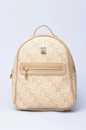 Tramlı Alfabe Nude Kadın Sırt Çantası 05PO22Y1541-Tramlı Alfabe Nude - PIERRE CARDIN (1)