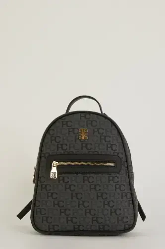 Трамлы Алфавит Антрацит Женский Рюкзак 05PO22Y1541-Трамлы Алфавит Антрацит - 1