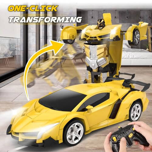 Transforming Remote Control Car Toy for Kids - 3