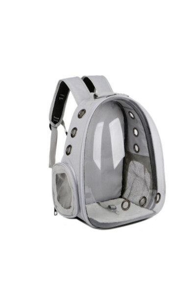 Transparent Astronaut Bag, Pet Carrier, Airflow, Gray Color - 1