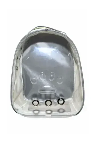 Transparent Astronaut Holographic Cat Carrier Bag - 4