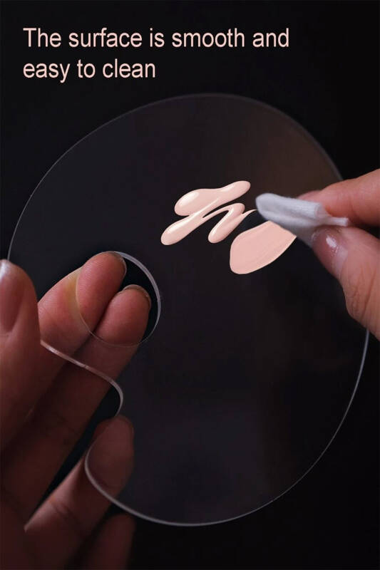 Transparent Foundation Palette Mixing Palette for Liquid Foundation Makeup Makeup Organizer - 3