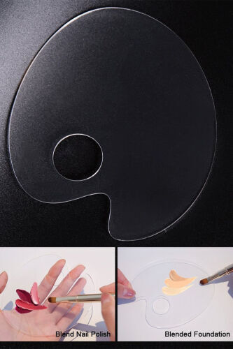 Transparent Foundation Palette Mixing Palette for Liquid Foundation Makeup Makeup Organizer - 4