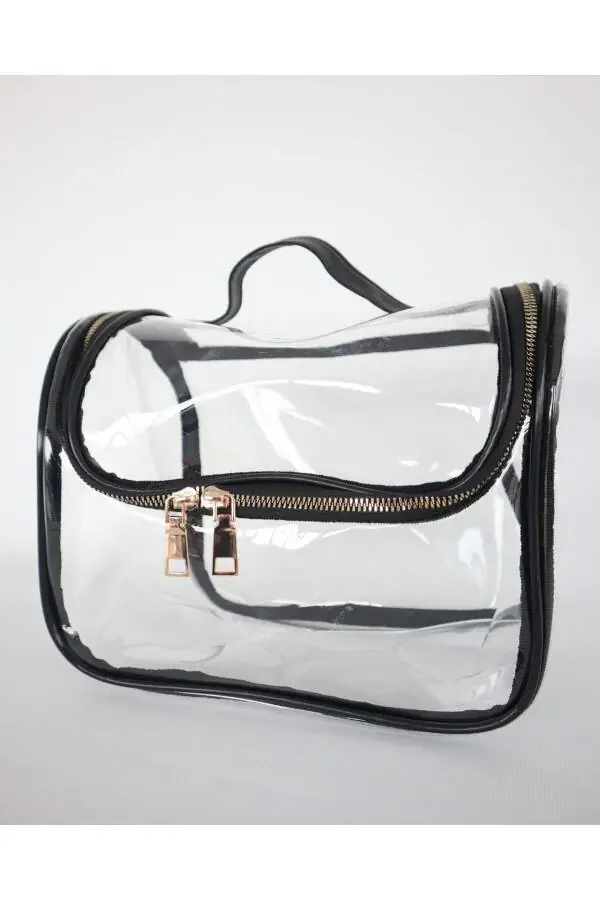 Transparent Makeup Bag Large Capacity Multipurpose Makeup Beach Wet Bag - 4