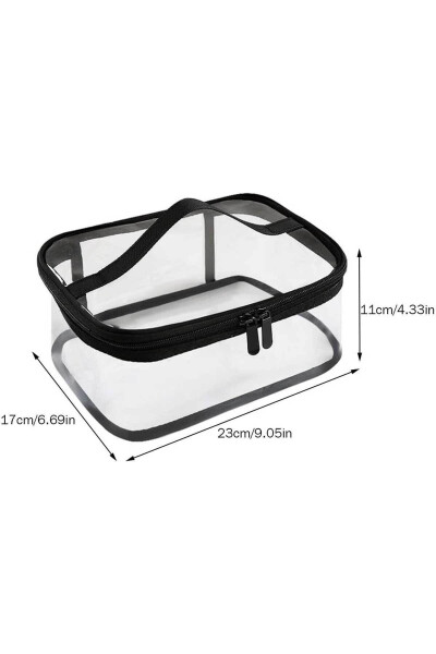 Transparent Multipurpose Waterproof Cabin Size Makeup Bag - 5