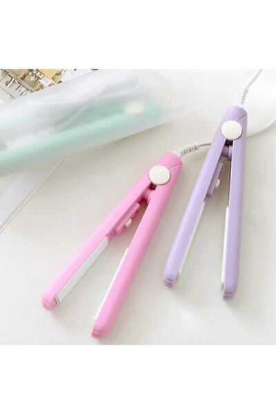 Travel Mini Hair Straightener Ceramic Tipped Straightener - 9