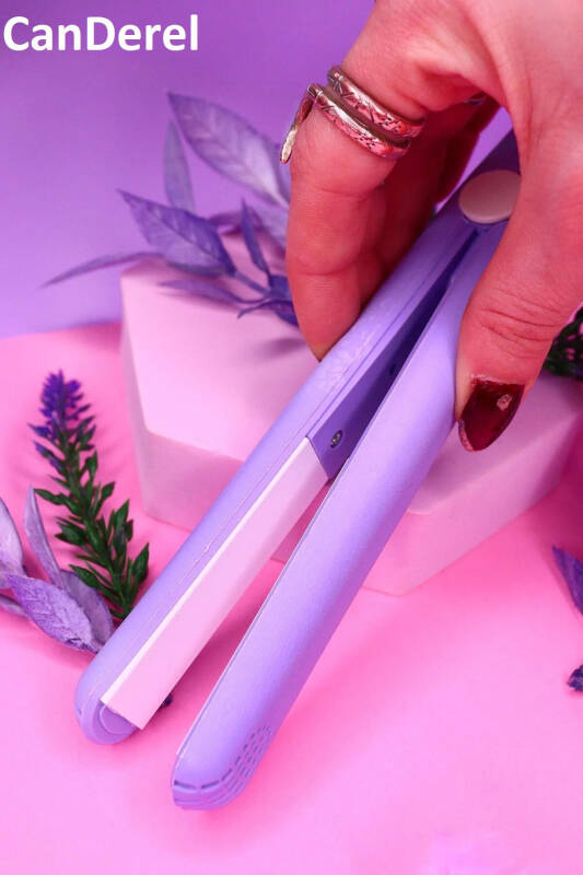 Travel Mini Hair Straightener Ceramic Tipped Straightener - 4