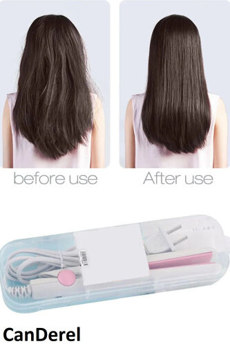 Travel Mini Hair Straightener Ceramic Tipped Straightener - 7