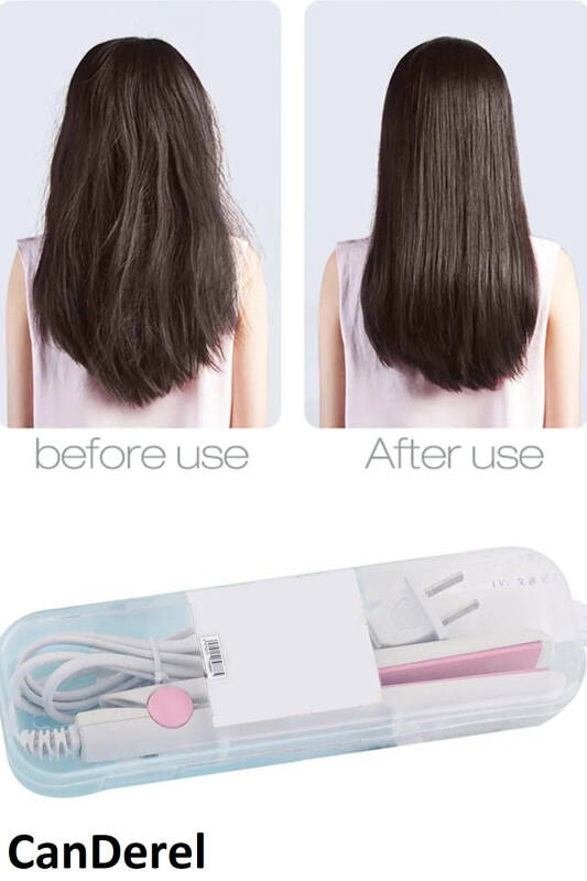 Travel Mini Hair Straightener Ceramic Tipped Straightener - 7