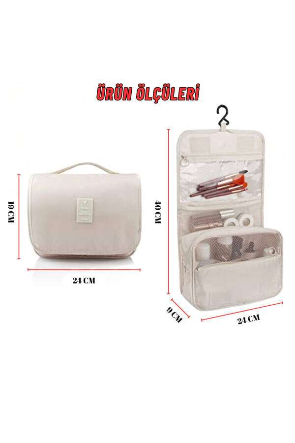 Travel Shaving Makeup Personal Care Cosmetic Products Multi-Compartment Organizer Bag - 12