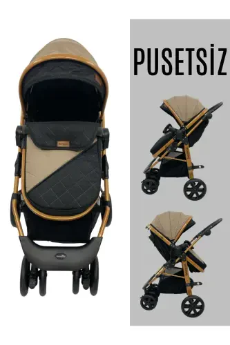 Travel Sistem, Çift Yönlü, ( Seyahat Sistem ) Bebek Arabası Pusetsiz-Bej - 1