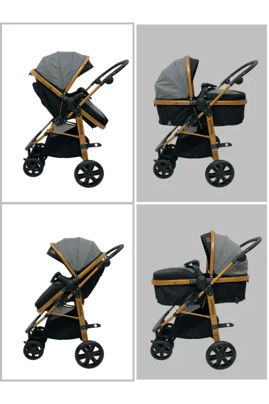 Travel Sistem, Двунаправленный, (Система для Путешествий) Детская Коляска Без Люльки-Серый - 2