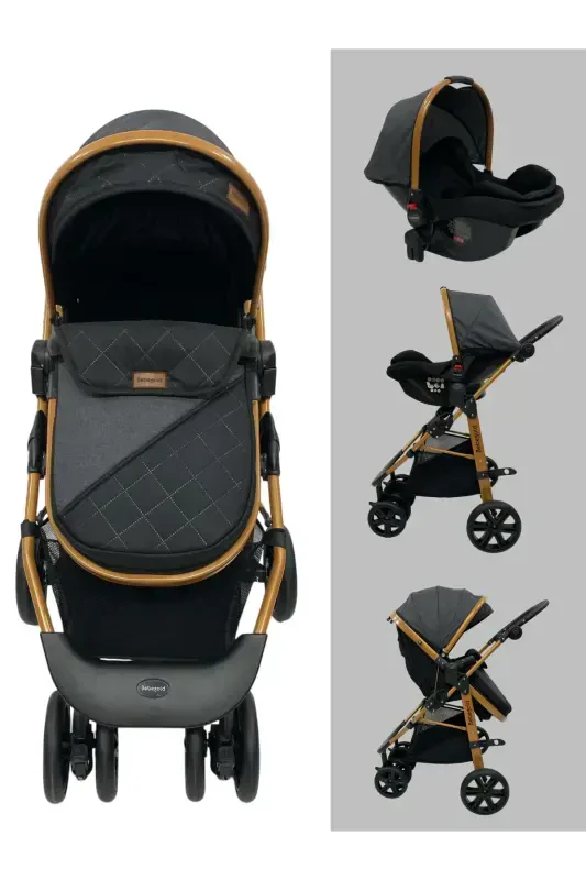 Travel Sistem, Pusetli, Çift Yönlü, ( Seyahat Sistem ) Bebek Arabası-Ekru - 1