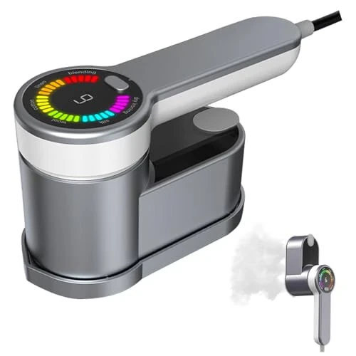 Travel Steamer Mini Iron for Clothes, Portable Garment Steamer - 6 Intelligent Ironing Modes, Handheld Clothes Steamer Small Size, Foldable Clothing Wrinkles Remover, Compact Travel Steamer for Home - Timpou