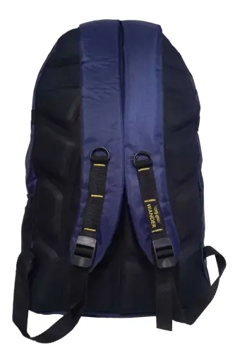 Trekking Yarı Dağcı Körüksüz Sırt Çantası 50 Lt Su Geçirmez Kumaş Unisex-Lacivert - 4