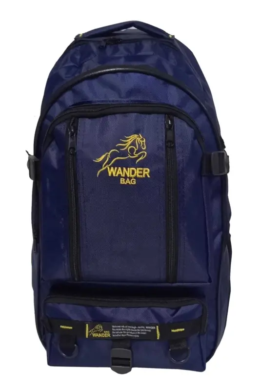 Trekking Yarim Tog'li Qo'zg'almas Ryukzak 50 Lt Suv o'tkazmaydigan Mato Unisex-To'q ko'k - 1