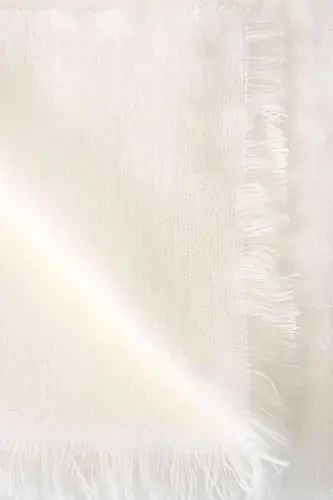 Trend Ekru Soft Touch Püskül Detalli Uzun Atki-Ekru - 4