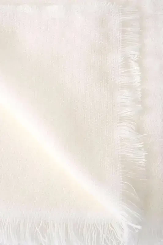 Trend Ekru Soft Touch Püskül Detalli Uzun Atki-Ekru - 4