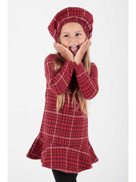 Trend Voluminous Dress with Hat for Girls Ak2200 - 1