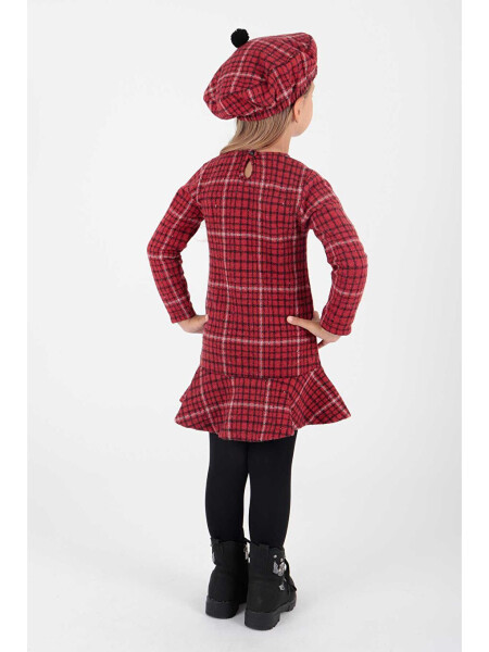 Trend Voluminous Dress with Hat for Girls Ak2200 - 5