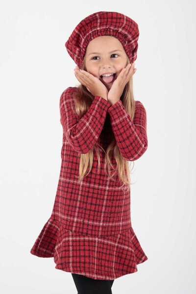 Trend Voluminous Dress with Hat for Girls Ak2200 - 6