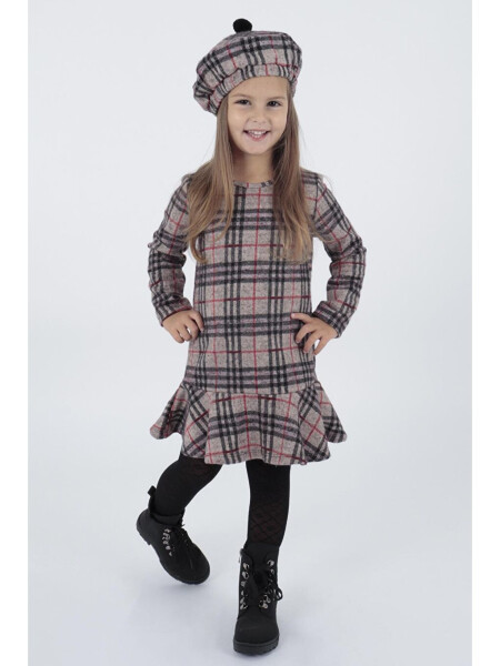 Trend Voluminous Dress with Hat for Girls Ak2200 - 1