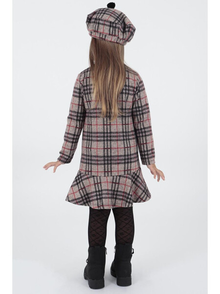 Trend Voluminous Dress with Hat for Girls Ak2200 - 3