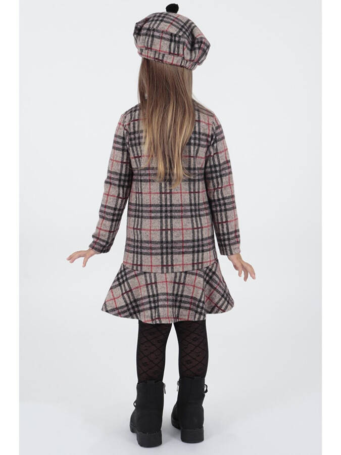 Trend Voluminous Dress with Hat for Girls Ak2200 - 3