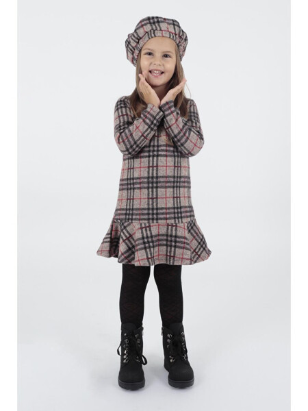 Trend Voluminous Dress with Hat for Girls Ak2200 - 5