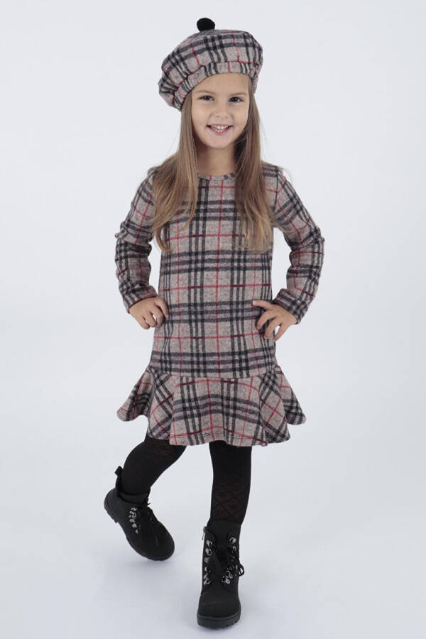 Trend Voluminous Dress with Hat for Girls Ak2200 - 6