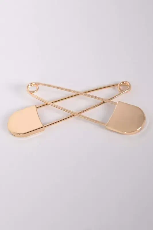 Trend42plus Collar Gold Scottish Pin Brooch - 4