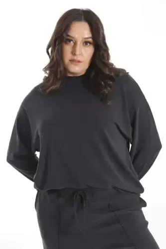 Trend42plus Мягкий комплект из модальной ткани, черный - 7