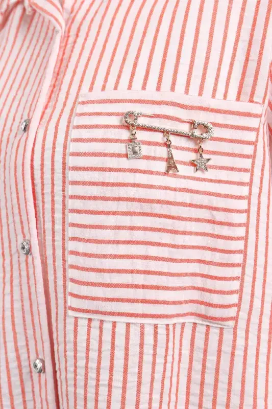 Trend42plus Шотландская брошь с иголкой и хрустальным камнем - 2