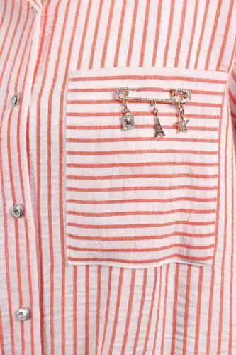 Trend42plus Шотландская брошь с иголкой и хрустальным камнем - 6