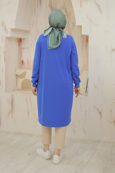 Trending Ring Zip and High Neck Tunic 24KT436 - 4