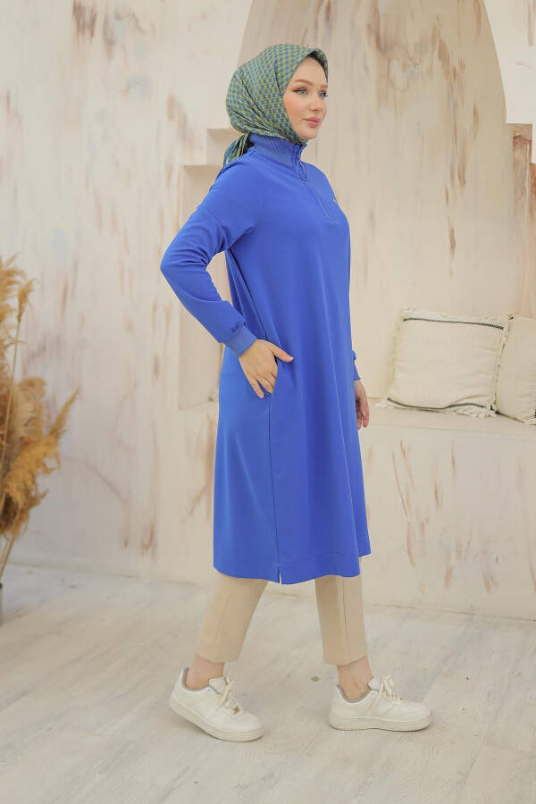 Trending Ring Zip and High Neck Tunic 24KT436 - 6