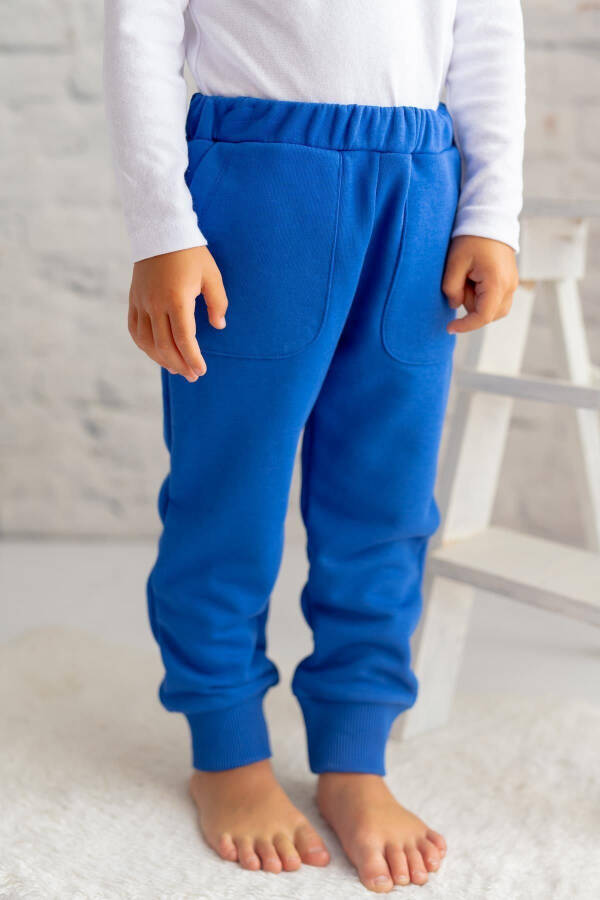 Trendless Pocket Detail Sweatpants - Unisex Elastic Cuff Sweatpants Pajama - 5