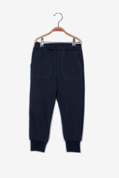 Trendless Pocket Detail Sweatpants - Unisex Elastic Leg Sweatpants Pajama - 5