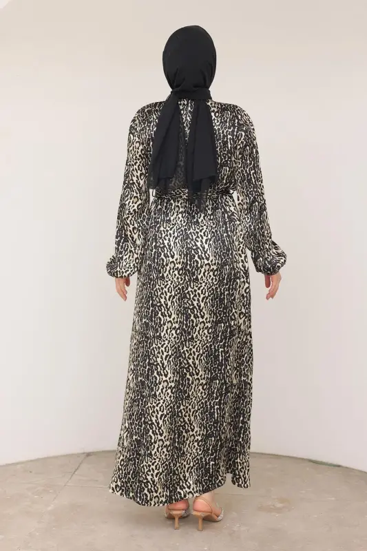 Трендовое платье 24kt904 чёрное - 5