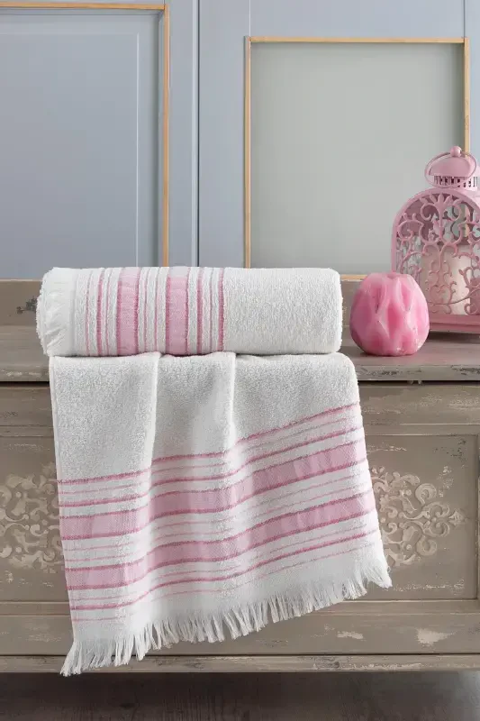 Trendy Bath Towel Set 70x140 & 50x90 - ZEYNEP TEKSTIL