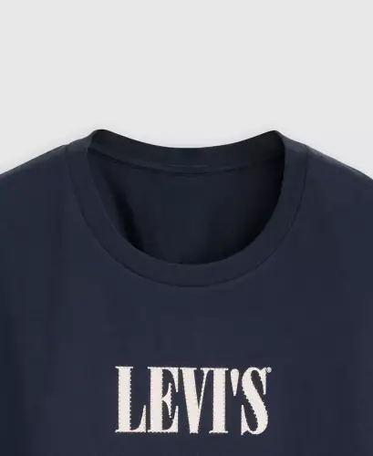 Trendy Plus Size Perfect Logo Cotton T-Shirt - Pl Serif Stud Outline Navy Blazer - 5