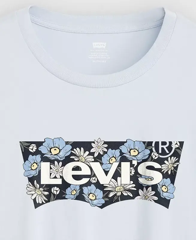 Trendy Plus Size Perfect Logo Cotton T-Shirt - Plus Bw Floral Fill Country Air - 4