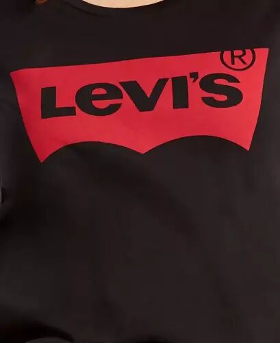 Trendy Plus Size Perfect Logo Paxta футболka-Qora - LEVI'S (1)