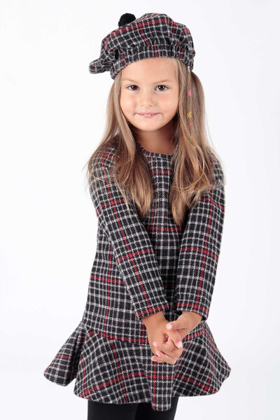 Trendy Voluminous Dress with Hat for Girls Ak2200 - 6