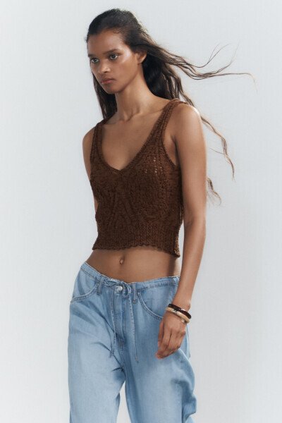 TRF BÜZGÜ İPLİ AKICI DENİM PANTOLON-Açık mavi - 3